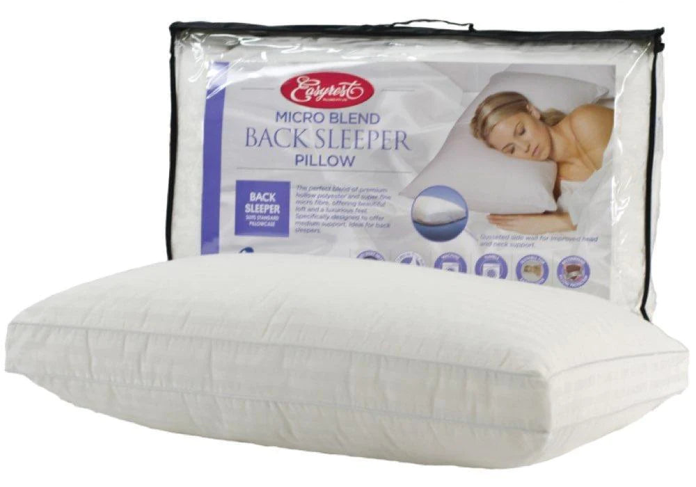 Micro Blend Back Sleeper Pillow Twin Pack