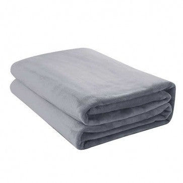 Super Soft Micro Fleece Blankets Silver I Shop The Sale Home Direct Australia