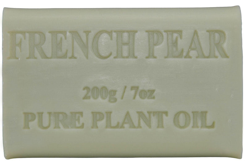 French pear soap bar