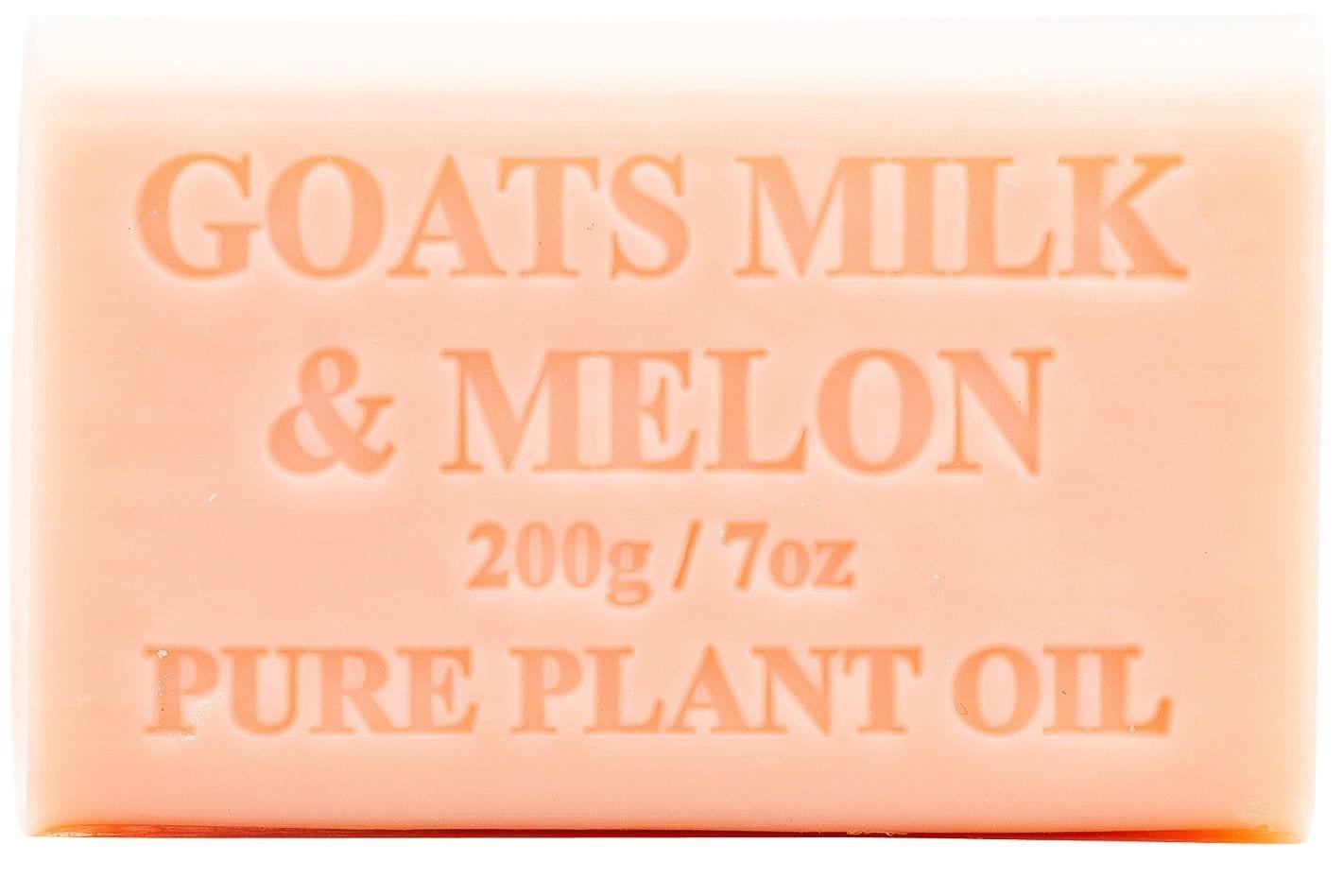 Goats milk and melon soap